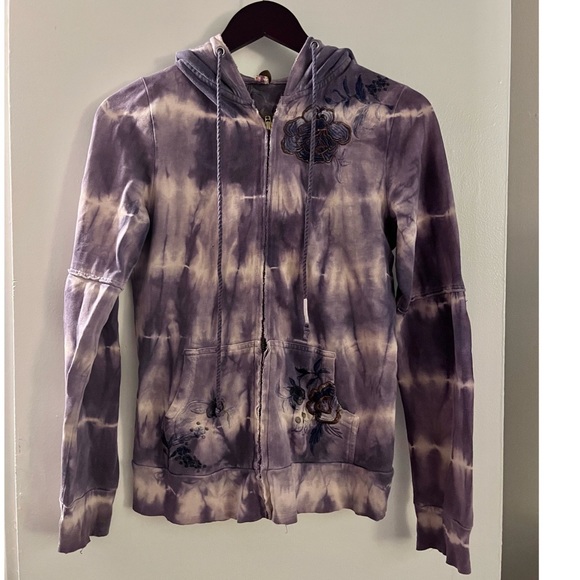 Free People Tops - Free People lavender tie die hoodie. Size Small